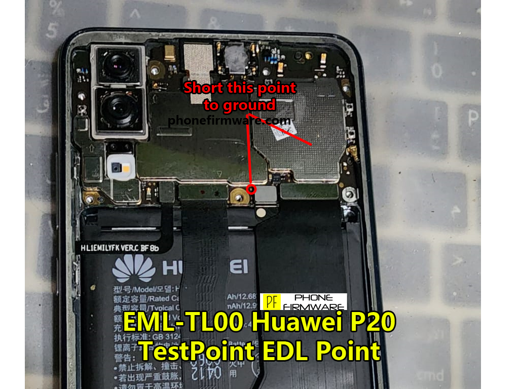 EML-AL00 P20 test point