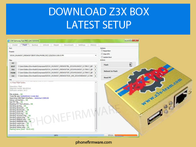 z3x box latest setup download