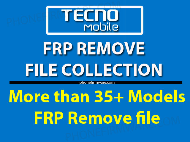 techno mobile frp remove file