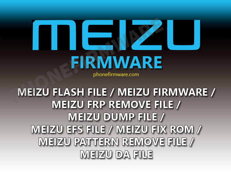 meizu flash file