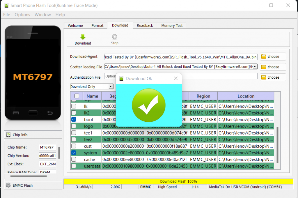 Redmi Note 4 Nikel (MTK) Mi account Remove by File – Phone Firmware