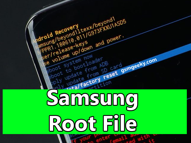 samsung root file